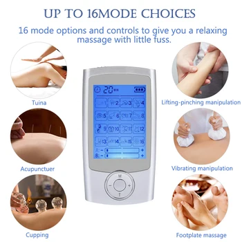 16 Modes+4 Pad 2in1 LCD Screen EMS MuscleStimulator TENS Unit Physiotherapy Body Massager Dual Output Electric Mini Pain Relief
16 Modes+4 Pad 2in1 LCD Screen EMS MuscleStimulator TENS Unit Physiotherapy Body Massager Dual Output Electric Mini Pain Relief