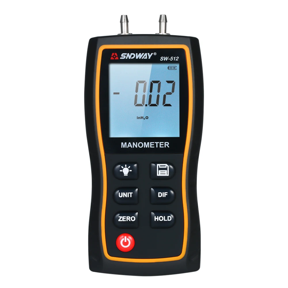 High Precision Pressure Gauge Manometer Digital Dual-port Differential Air Pressure Gauges Tester With 11 Units Of Measurement
High Precision Pressure Gauge Manometer Digital Dual-port Differential Air Pressure Gauges Tester With 11 Units Of Measurement