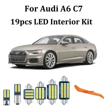 19pcs White Error Free for Audi A6 S6 RS6 C7 4G Quattro Sedan Avant LED Interior Lights + LED License plate Lamp Kit (2012+)
19pcs White Error Free for Audi A6 S6 RS6 C7 4G Quattro Sedan Avant LED Interior Lights + LED License plate Lamp Kit (2012+)