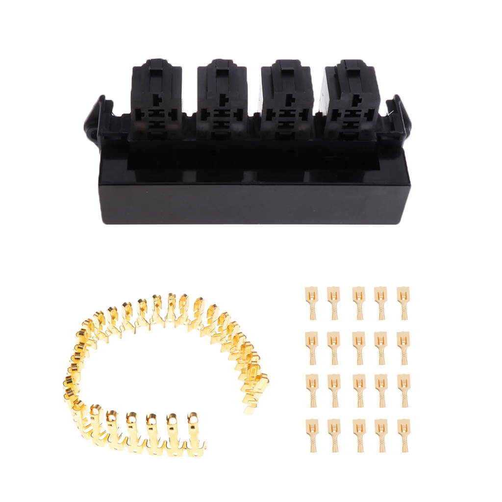 15 Way Automotive Relay Box Holder Housing +Blade Fuses+Terminals High Performance 15 Way Automotive Relay Box Holder Housing +Blade Fuses+Terminals High Performance
