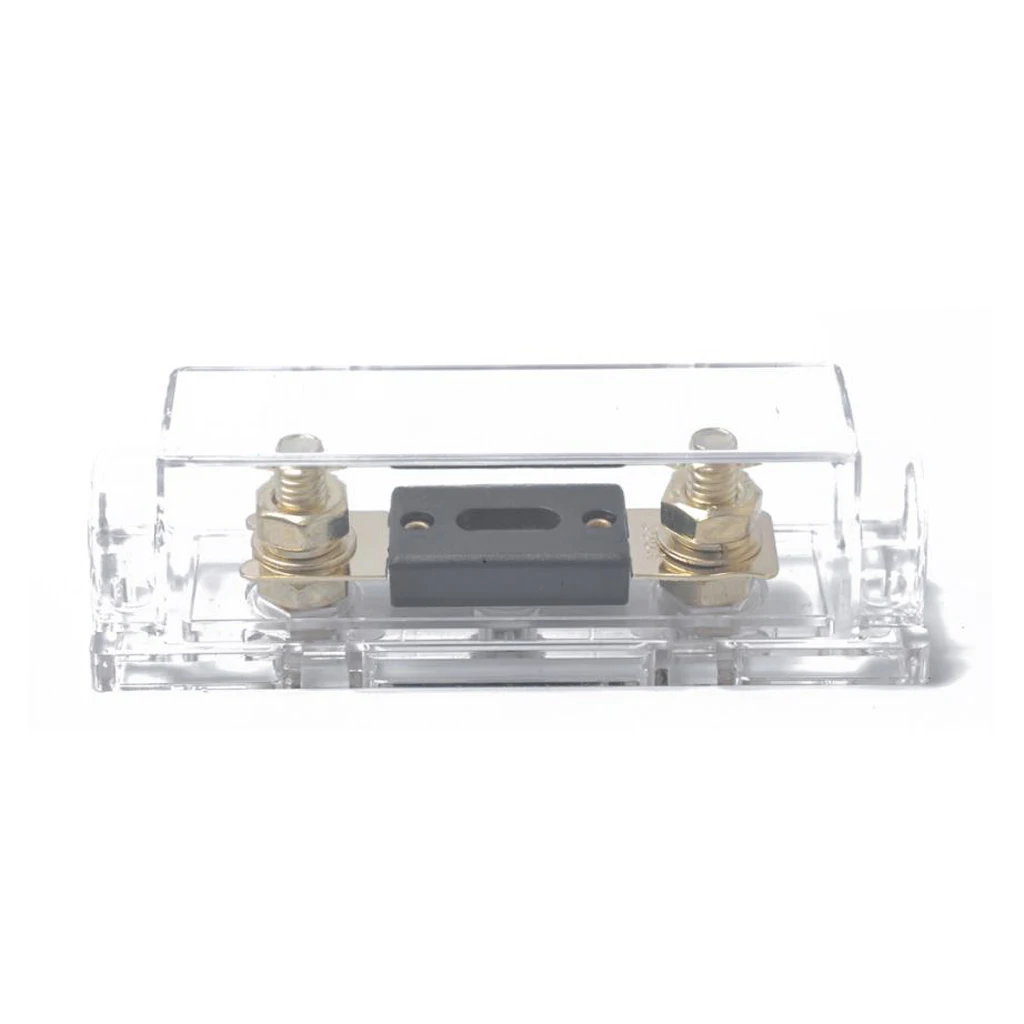 Car 300A ANL Fuse Holder Distribution Block 0 4 AWG In-8 AWG Out Car 300A ANL Fuse Holder Distribution Block 0 4 AWG In-8 AWG Out