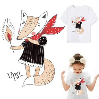 Fox Patch Iron On Transfers Patches For Clothing Thermal Heat Transfer Vinyl DIY Ironing Stickers Stripes For Clothes Washable 
Fox Patch Iron On Transfers Patches For Clothing Thermal Heat Transfer Vinyl DIY Ironing Stickers Stripes For Clothes Washable