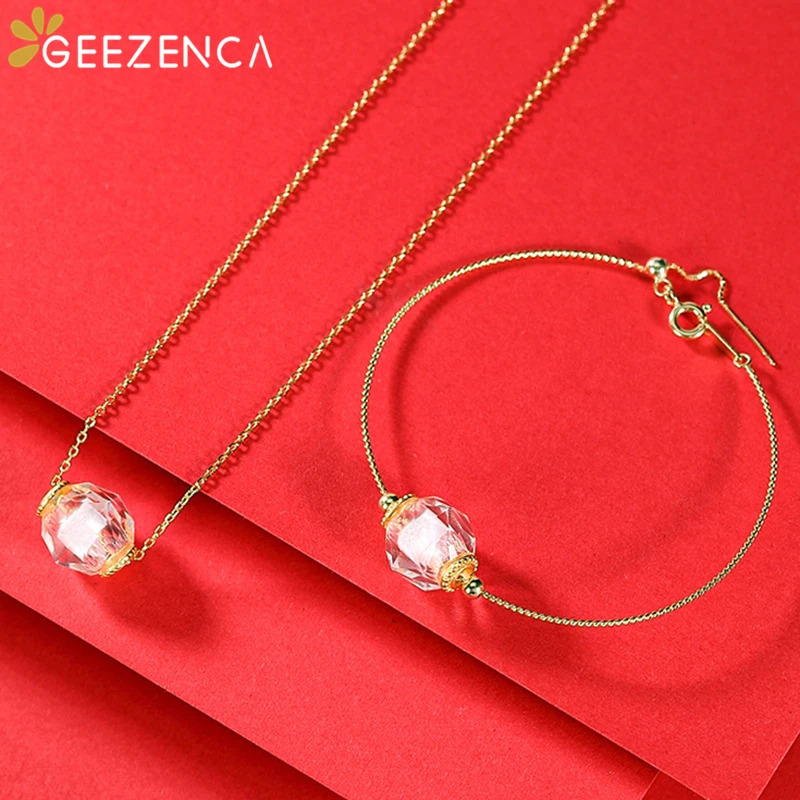 925 Sterling Silver Gold-plated Rose Quartz Gemstone Jewelry Sets Geometric Ball Pendant Necklace Bangle Fine Jewelry Women Gift
925 Sterling Silver Gold-plated Rose Quartz Gemstone Jewelry Sets Geometric Ball Pendant Necklace Bangle Fine Jewelry Women Gift