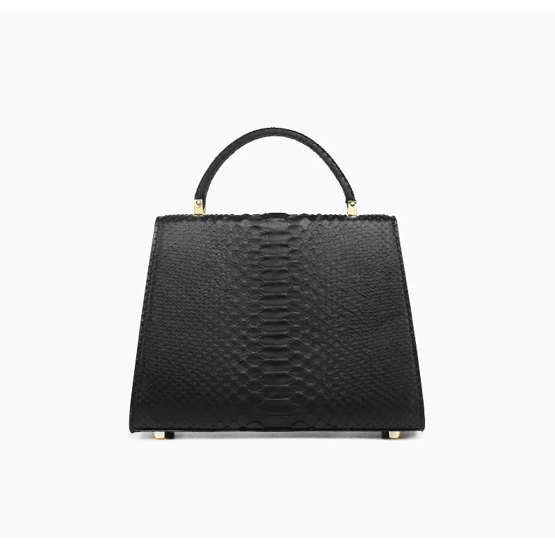 McParko Luxury Snake Skin Shoulder Bags Women Handbag Genuine Leather Python Handbags Ladies Bags Fashion Black White Hand Bag McParko Luxury Snake Skin Shoulder Bags Women Handbag Genuine Leather Python Handbags Ladies Bags Fashion Black White Hand Bag