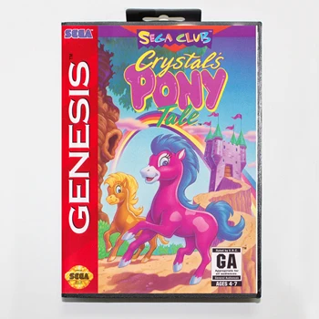 Crystal's Pony Tale Boxed Version 16bit MD Game Card For Sega MegaDrive Sega Genesis System
Crystal's Pony Tale Boxed Version 16bit MD Game Card For Sega MegaDrive Sega Genesis System