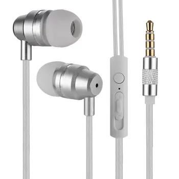 In-Ear Design Earphones Metal Stereo Earphone Super Bass Headset Earbuds with Microphone for Mobile Phones MP3 MP4
In-Ear Design Earphones Metal Stereo Earphone Super Bass Headset Earbuds with Microphone for Mobile Phones MP3 MP4