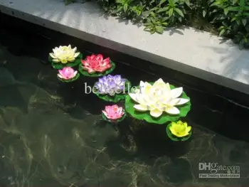 10CM Simulation Flower Artificial Silk Lotus floating water Flower Home garden fish tank Decor 30pcs
10CM Simulation Flower Artificial Silk Lotus floating water Flower Home garden fish tank Decor 30pcs