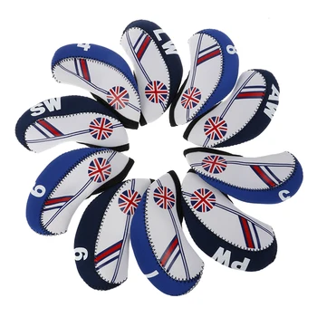 Waterproof Golf Club Head 10Pcs/set Golf Club Iron Head Cover Neoprene National Flag Headcover
Waterproof Golf Club Head 10Pcs/set Golf Club Iron Head Cover Neoprene National Flag Headcover