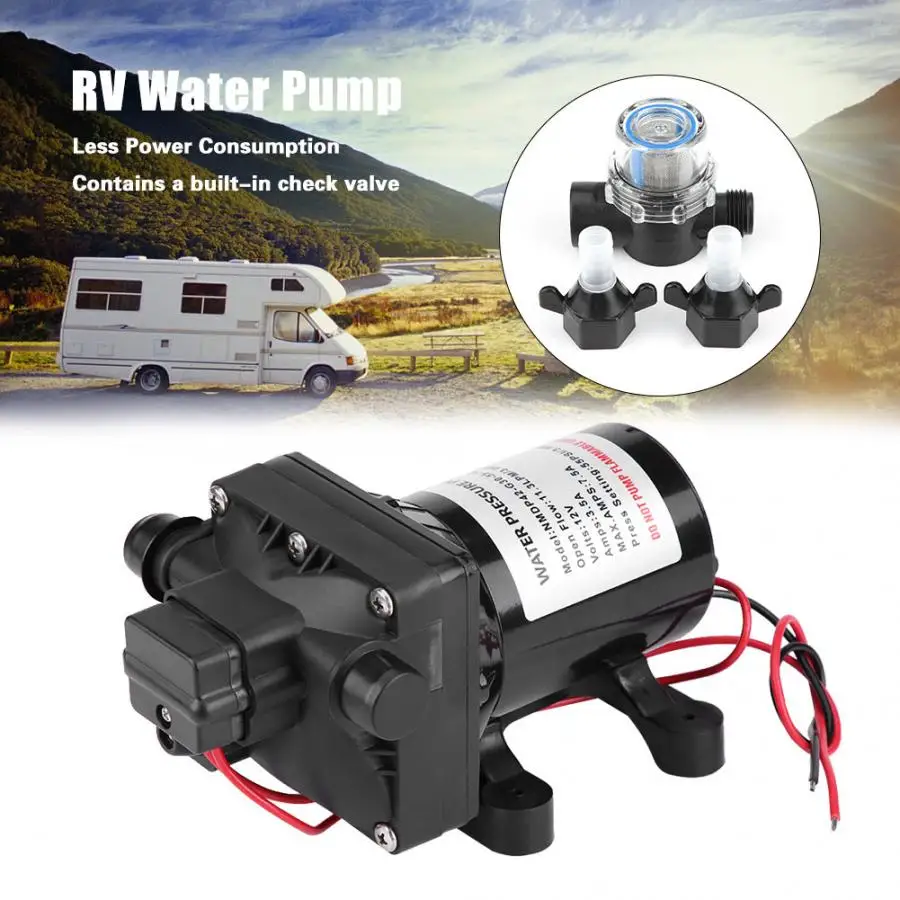 55PSI 3 Gallons per Minute 7.5 Amps 12V DC RV Caravan Self-priming Water Pump 4008-101-E65 submersible pump
55PSI 3 Gallons per Minute 7.5 Amps 12V DC RV Caravan Self-priming Water Pump 4008-101-E65 submersible pump