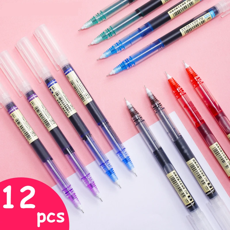 Xizhi Straight Liquid Gel Pen T16 Quick Drying 7 Colors 0.5mm Nib Size Needle Tip Higth Capacity Graffiti Scraping 
Xizhi Straight Liquid Gel Pen T16 Quick Drying 7 Colors 0.5mm Nib Size Needle Tip Higth Capacity Graffiti Scraping