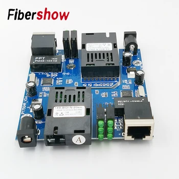 Fast Ethernet Fiber Media transceiver Converter Switch half board Single Mode Single Fiber SC 10/100M
Fast Ethernet Fiber Media transceiver Converter Switch half board Single Mode Single Fiber SC 10/100M