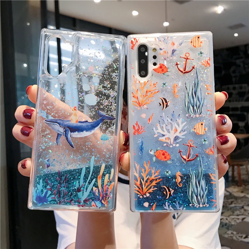 Fashion Coral Dolphins Whales Quicksand Case For Samsung Galaxy S8 S9 S10 Plus Note 8 9 10 10+ E Note10 Phone Glitter Back Cover
Fashion Coral Dolphins Whales Quicksand Case For Samsung Galaxy S8 S9 S10 Plus Note 8 9 10 10+ E Note10 Phone Glitter Back Cover