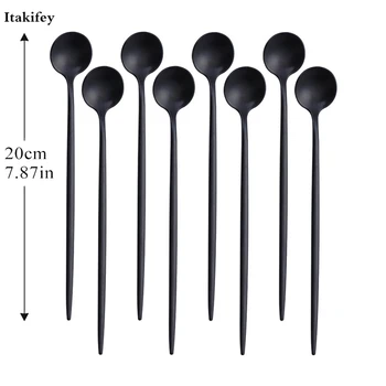 6PCS Mickey Doughnut Spoon Fork Cake Coffee Dessert Tea Ice Cream Stirring Thicken gold spoons travel cutlery Teaspoon flatware
6PCS Mickey Doughnut Spoon Fork Cake Coffee Dessert Tea Ice Cream Stirring Thicken gold spoons travel cutlery Teaspoon flatware
