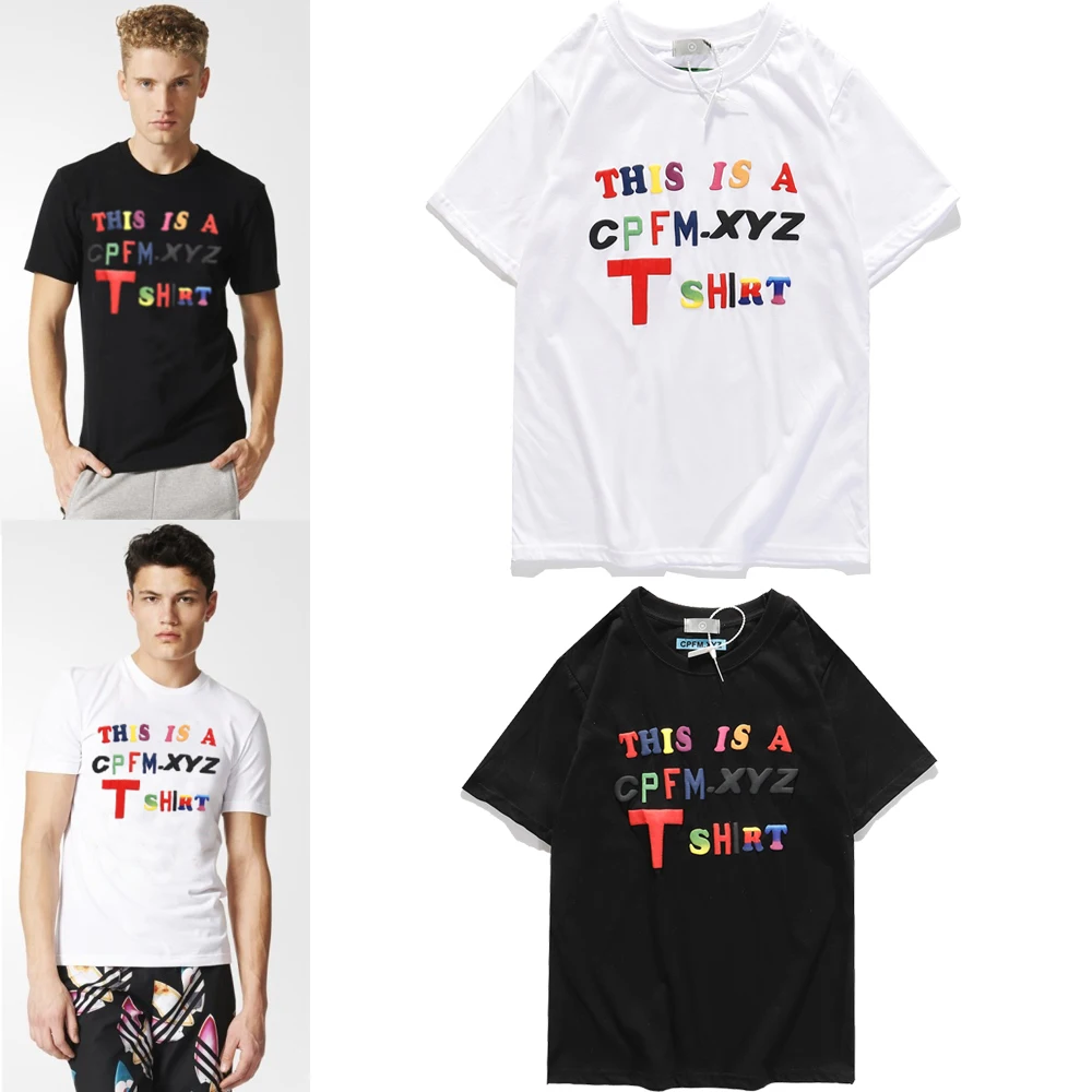 cpfm.xyz V Lettera Stampa T-Shirt Farfalla Stampa Maglietta Cotone Short Sleeve Shirt cpfm.xyz V Lettera Stampa T-Shirt Farfalla Stampa Maglietta Cotone Short Sleeve Shirt