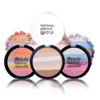 BeautyBigBang Face Makeup Rainbow Iluminador Highlighter Powder Palette Bronzer Contour Soft Mineral Palette Maquiagem 
BeautyBigBang Face Makeup Rainbow Iluminador Highlighter Powder Palette Bronzer Contour Soft Mineral Palette Maquiagem