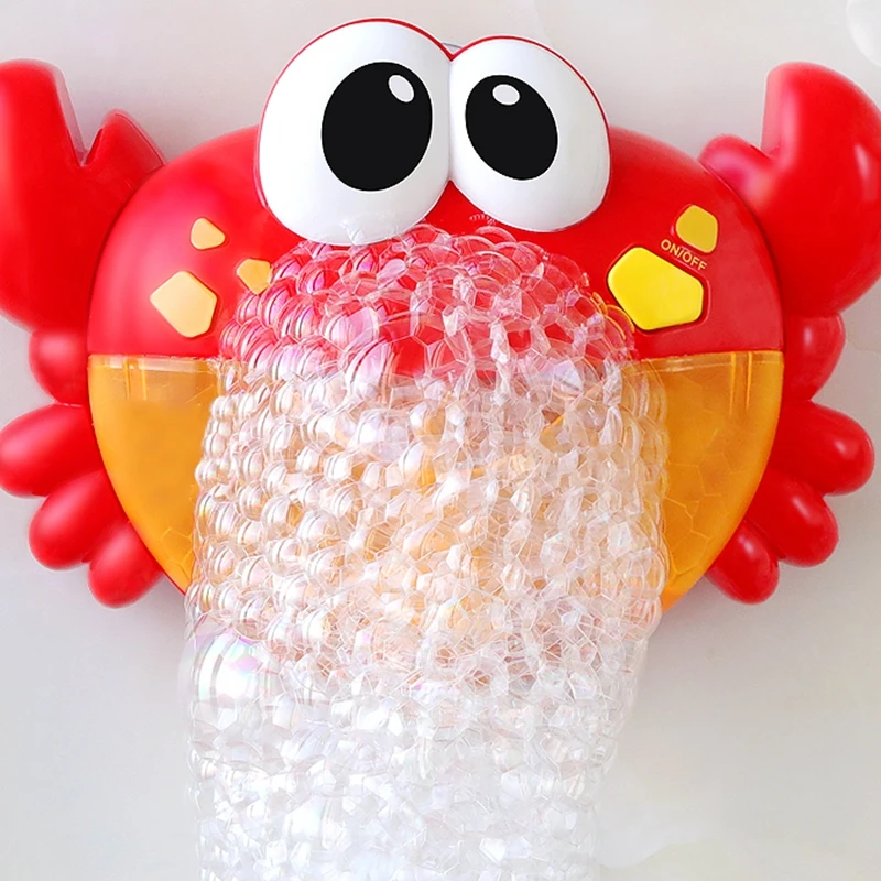Crab Spit Bubble Machine for Kids Automated Blowing Foam Machine Light Music Children Bathing Baby Bathroom Bath Toys Play Water
Crab Spit Bubble Machine for Kids Automated Blowing Foam Machine Light Music Children Bathing Baby Bathroom Bath Toys Play Water