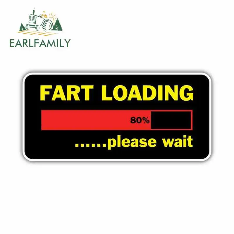 EARLFAMILY 13cm x 6cm for Fart Loading Please Wait Logo Car Sticker Vinyl Sunscreen RV VAN JDM Car Accessories Graphics Cartoon
EARLFAMILY 13cm x 6cm for Fart Loading Please Wait Logo Car Sticker Vinyl Sunscreen RV VAN JDM Car Accessories Graphics Cartoon