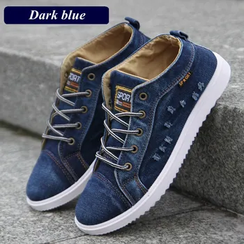 High Top 2020 SummerFashion Denim Men Shoes Casual Breathable Man Canvas Shoes Plimsolls Male Men's Flats S3366-3390 
High Top 2020 SummerFashion Denim Men Shoes Casual Breathable Man Canvas Shoes Plimsolls Male Men's Flats S3366-3390