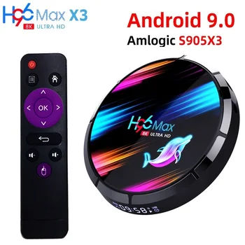 H96 MAX X3 Amlogic S905X3 Smart TV Box 8K 4GB 128GB 64GB 32GB 2.4G&5G Wifi BT 4K Media Playe Andriod 9.0 TV Set Top Box
H96 MAX X3 Amlogic S905X3 Smart TV Box 8K 4GB 128GB 64GB 32GB 2.4G&5G Wifi BT 4K Media Playe Andriod 9.0 TV Set Top Box