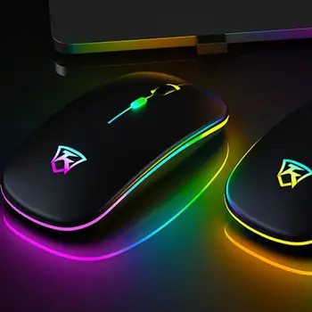 Silent LED Backlit Mice USB Optical Ergonomic Gaming Mouse Rechargeable Mouse Wireless PC Computer Mouse Gamer Mouse For Laptop
Silent LED Backlit Mice USB Optical Ergonomic Gaming Mouse Rechargeable Mouse Wireless PC Computer Mouse Gamer Mouse For Laptop