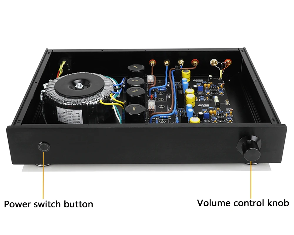 

ZEROZONE NAIM NAC152 Preamp NAP200 Combined Amplifier 75W+75W 8 Ohm 4 Way RCA Input With Remote Control