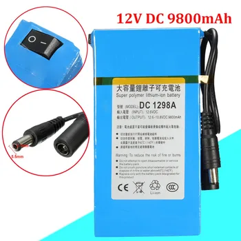 9800mAh DC 12V Powerful Multipurpos Rechargeable Li-ion Battery For CCTV Camera
9800mAh DC 12V Powerful Multipurpos Rechargeable Li-ion Battery For CCTV Camera