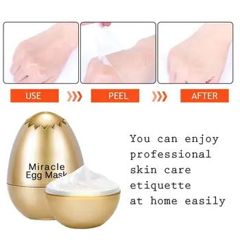 New Egg Mask Smooth Moisturizing Face Mask Il Whitening Mask Shell 30ml Control Brighten Skin Pores Care Shrink T0E7