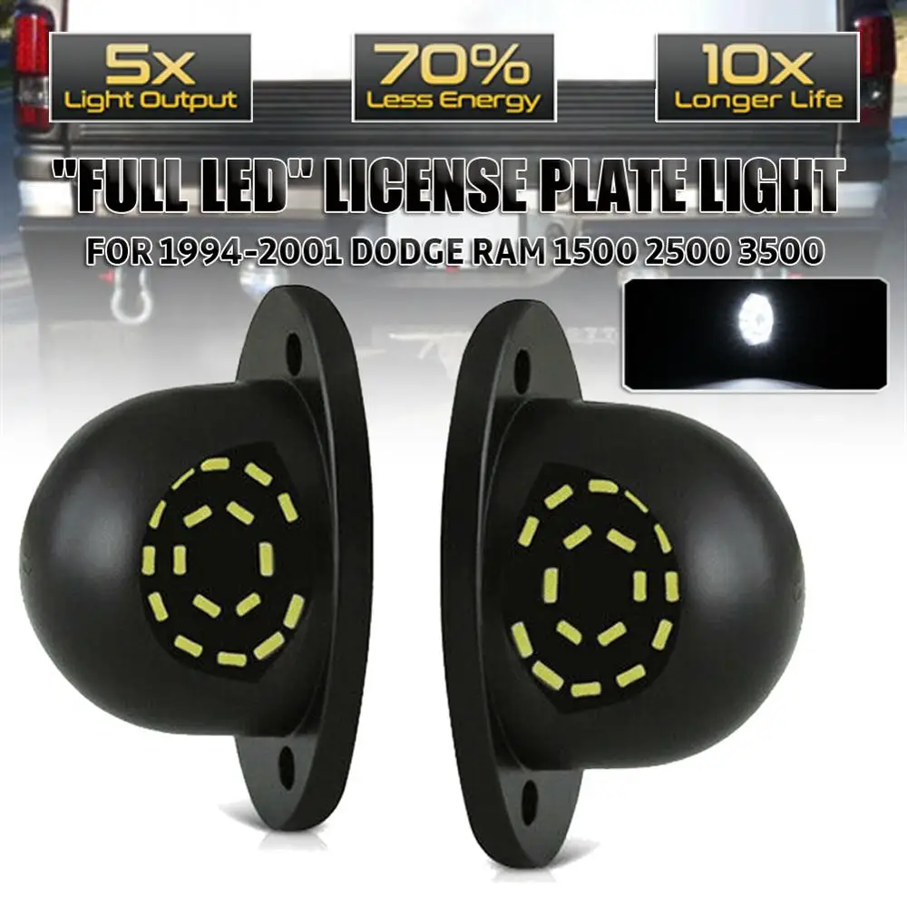 2020 is a pair of 1500 2500 3500 "FULL LED" car license plate lamp lens lamp car lamp assembly light bar of 1994-2001 Dodge RAM
2020 is a pair of 1500 2500 3500 "FULL LED" car license plate lamp lens lamp car lamp assembly light bar of 1994-2001 Dodge RAM