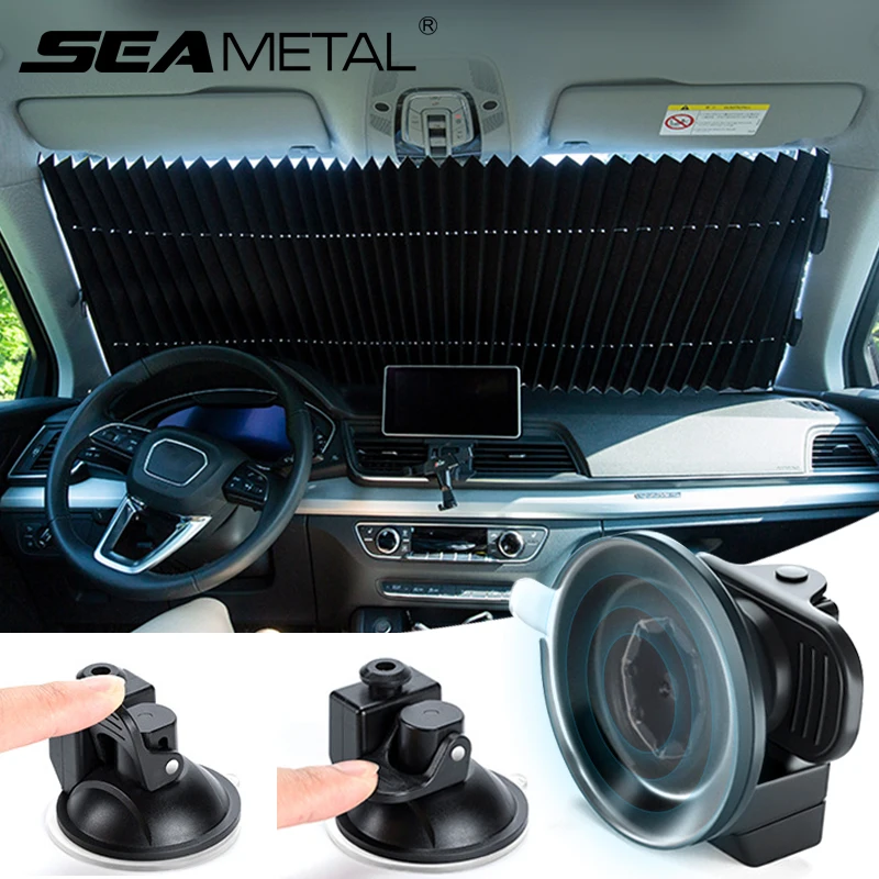 Retractable Car Windshield Sun Visor UV Protection Heat Insulation Auto Parasol Front/Rear Window Sunshade Cover Car Accessories
Retractable Car Windshield Sun Visor UV Protection Heat Insulation Auto Parasol Front/Rear Window Sunshade Cover Car Accessories