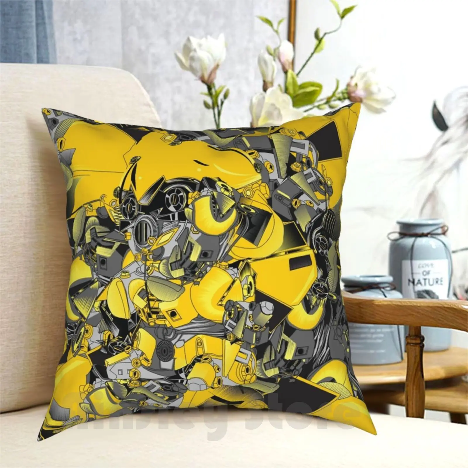 Bumblebee Pillow Case Printed Home Soft Throw Pillow Bumblebee Robots Toy Robotics Figure Toys Isolated Gold Object
Bumblebee Pillow Case Printed Home Soft Throw Pillow Bumblebee Robots Toy Robotics Figure Toys Isolated Gold Object