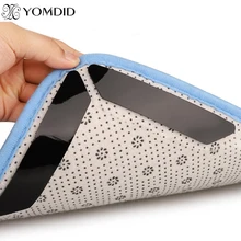 8 個ラググリッパー抗スリップカーリングラググリッパーあなた敷物場所ではコーナーフラットアンチスリップマットグリッパー洗濯再利用(China)