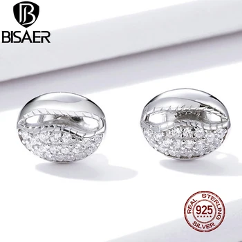 BISAER Seahells Stud Earrings Real 925 Sterling Silver Clear Zircon Small Earrings For Female Fashion Original Jewelry EFE409
BISAER Seahells Stud Earrings Real 925 Sterling Silver Clear Zircon Small Earrings For Female Fashion Original Jewelry EFE409