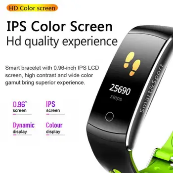 HD Color Screen Sports Bluetooth Smart Wristbands Waterproof Sleep Blood Pressure Monitor Long Time Standby Smart Band
HD Color Screen Sports Bluetooth Smart Wristbands Waterproof Sleep Blood Pressure Monitor Long Time Standby Smart Band