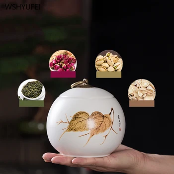 Porcelain tea box kitchen storage bottle food honey salad ball type tank container tea coffee portable storage tank tea pot
Porcelain tea box kitchen storage bottle food honey salad ball type tank container tea coffee portable storage tank tea pot
