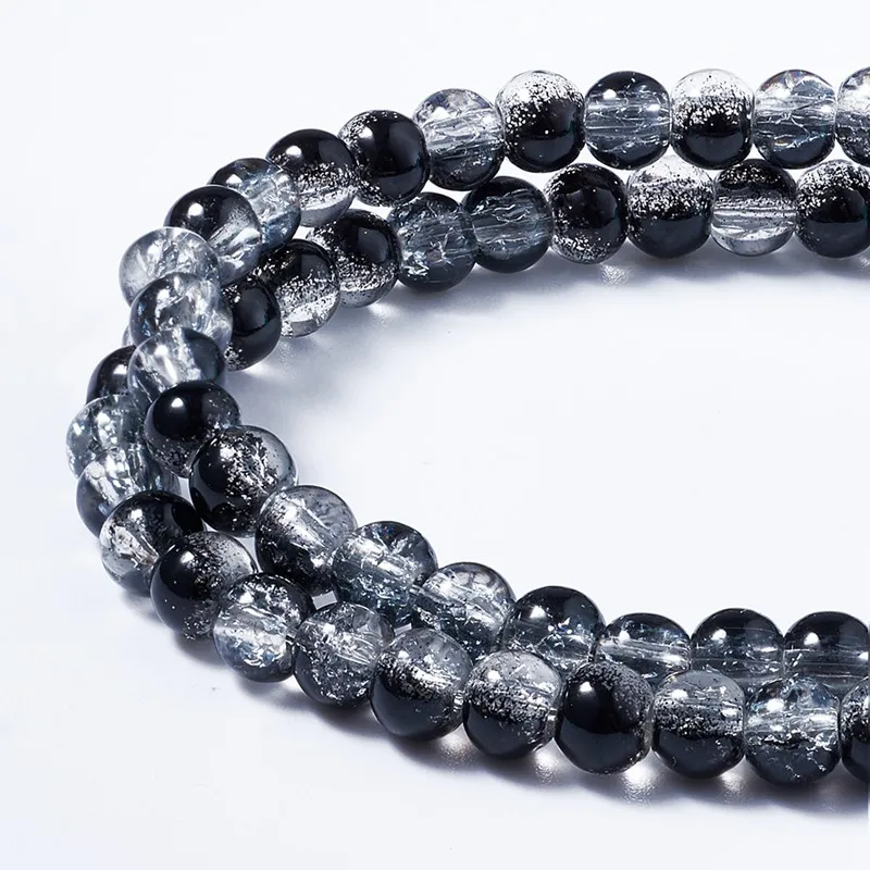1 Strand 6mm Crackle Glass Beads Strands Round Black for Jewelry Making DIY Bracelet Necklace Accessories Findings
1 Strand 6mm Crackle Glass Beads Strands Round Black for Jewelry Making DIY Bracelet Necklace Accessories Findings