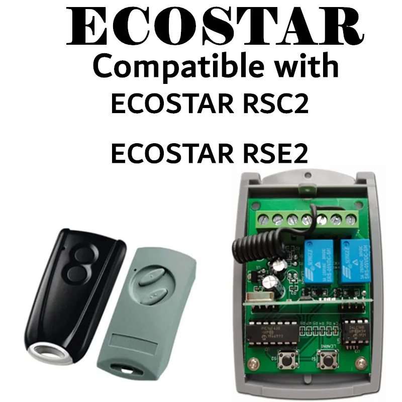 ECOSTAR 433.92mhz 433mhz receiver remote switch HORMANN ECOSTAR RSC2 RSE2 Rolling code remote control receiver for garage gate
ECOSTAR 433.92mhz 433mhz receiver remote switch HORMANN ECOSTAR RSC2 RSE2 Rolling code remote control receiver for garage gate