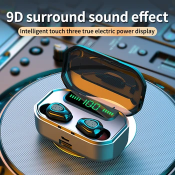 3500mAh беспроводные наушники TWS Bluetooth 5.0 Earphone Touch Control Wireless Mini Headphone LED Digital Stereo Sport Headset
3500mAh беспроводные наушники TWS Bluetooth 5.0 Earphone Touch Control Wireless Mini Headphone LED Digital Stereo Sport Headset