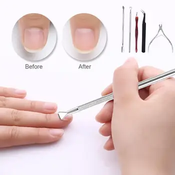 Multi-function 5pcs/Set Manicure Kit Durable Nail Cuticle Pusher Scissor Tweezer Stainless Steel DIY Manicure Tools
Multi-function 5pcs/Set Manicure Kit Durable Nail Cuticle Pusher Scissor Tweezer Stainless Steel DIY Manicure Tools
