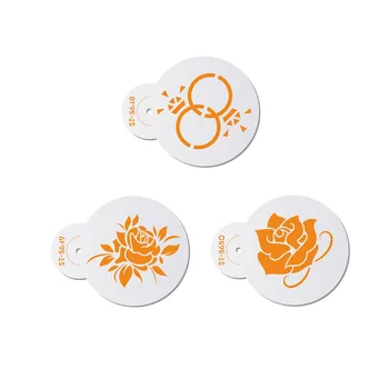 Wedding Ring/Rose Pattern Valentine's Day Coffee Stencils Cookies Stencil Template Cake Mold Cake Decorating Tool Bakeware
Wedding Ring/Rose Pattern Valentine's Day Coffee Stencils Cookies Stencil Template Cake Mold Cake Decorating Tool Bakeware