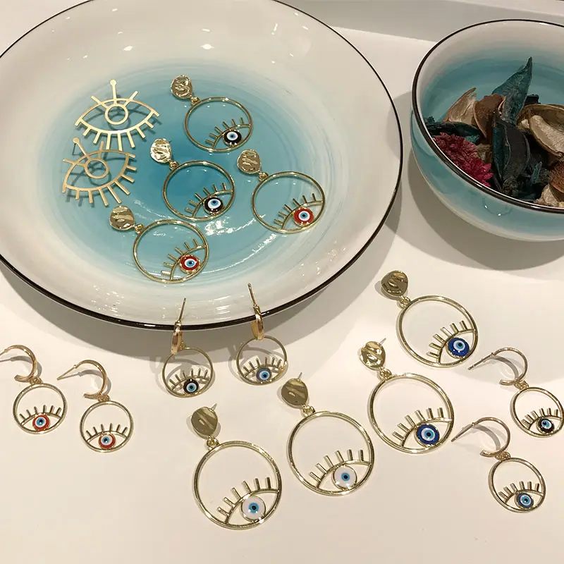 Flatfoosie 2019 New Design Lady Statement Earring Women Metal Gold Color Eye Round Dangle Drop Earrings Fashion Party Jewelry
Flatfoosie 2019 New Design Lady Statement Earring Women Metal Gold Color Eye Round Dangle Drop Earrings Fashion Party Jewelry