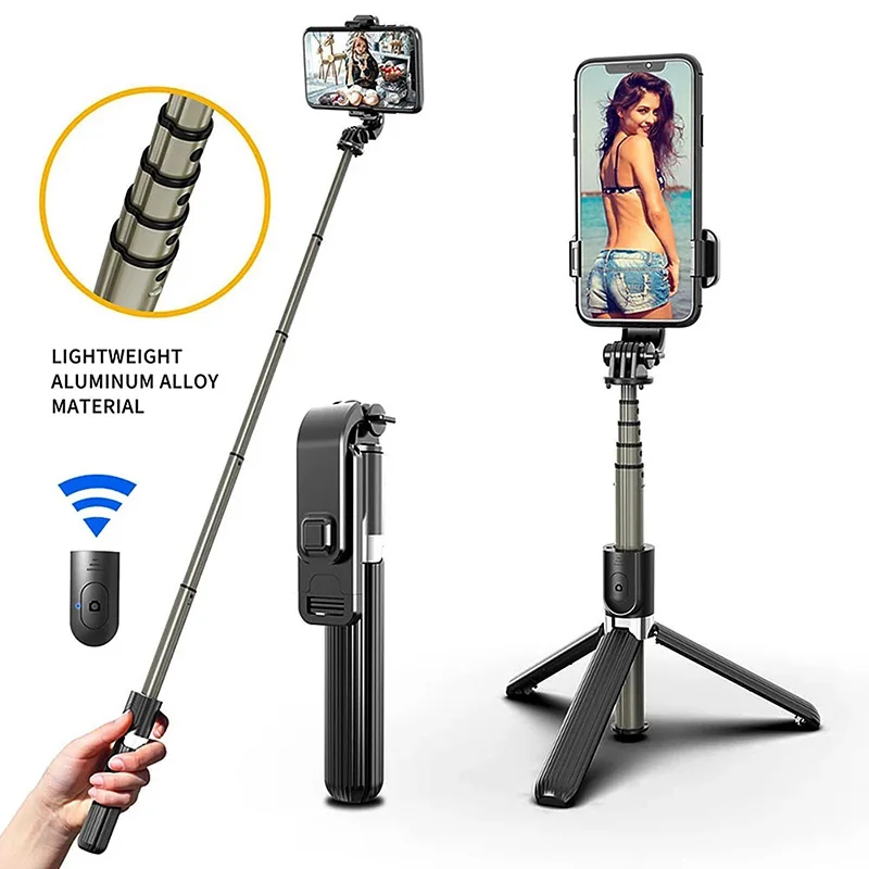 Wireless Aluminum Alloy Selfie Stick Tripod Foldable Monopods for Gopro SmartPhones Camera L03 Bluetooth 4.0
Wireless Aluminum Alloy Selfie Stick Tripod Foldable Monopods for Gopro SmartPhones Camera L03 Bluetooth 4.0