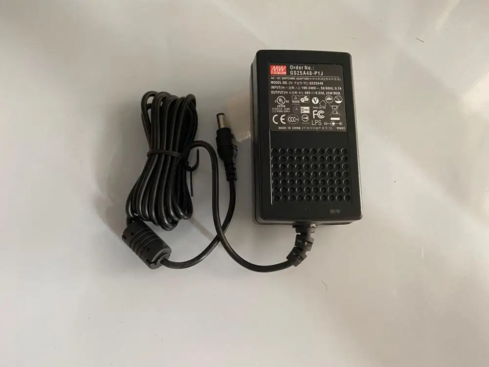 Original Mean Well GST25A48-P1J 25W 48V AC/DC high reliable Level V Meanwell desktop Adaptor
Original Mean Well GST25A48-P1J 25W 48V AC/DC high reliable Level V Meanwell desktop Adaptor