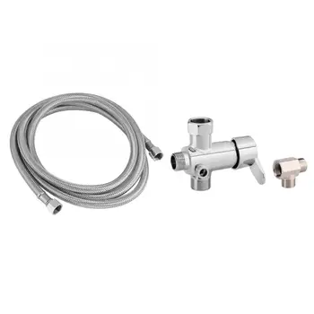 Toilet bidet sprayer Toilet Bidet Attachments Hot/Cold Water Diverter Valve T Shape Adapter Flexible Hose Kit Barthroom 
Toilet bidet sprayer Toilet Bidet Attachments Hot/Cold Water Diverter Valve T Shape Adapter Flexible Hose Kit Barthroom