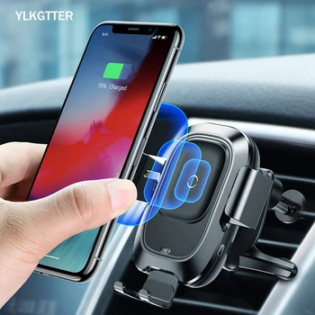 YLKGTTER Infrared Induction 10W Car Wireless Charger For iPhone 11 XR Xiao Mi note 10 Mi9 Huawei Mate30 Sumsung QI Charger Stop
YLKGTTER Infrared Induction 10W Car Wireless Charger For iPhone 11 XR Xiao Mi note 10 Mi9 Huawei Mate30 Sumsung QI Charger Stop