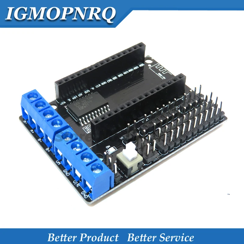 L293D For ESP8266 ESP-12E Dual High H-Bridge Module For Wireless WIFI NodeMcu Motor Driver Shield Board WIFI V3 CP2102
L293D For ESP8266 ESP-12E Dual High H-Bridge Module For Wireless WIFI NodeMcu Motor Driver Shield Board WIFI V3 CP2102