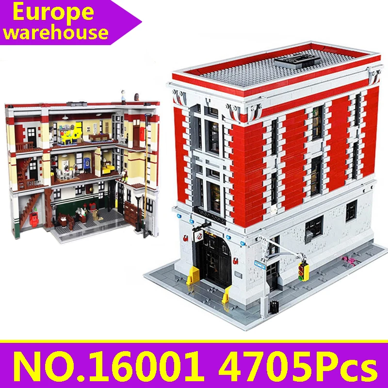 Lepinblocks 16001 Ghostbusters Firehouse Headquarters House Architecture Building Blocks 75827 Toys Children Gift King Bricks
Lepinblocks 16001 Ghostbusters Firehouse Headquarters House Architecture Building Blocks 75827 Toys Children Gift King Bricks