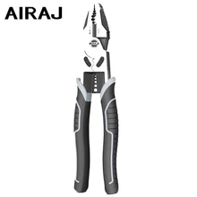 AIRAJ Multifunction Pliers Set Combination Pliers Stripper Crimper Cutter Heavy Duty Wire Pliers Diagonal Pliers Hand Tools
AIRAJ Multifunction Pliers Set Combination Pliers Stripper Crimper Cutter Heavy Duty Wire Pliers Diagonal Pliers Hand Tools