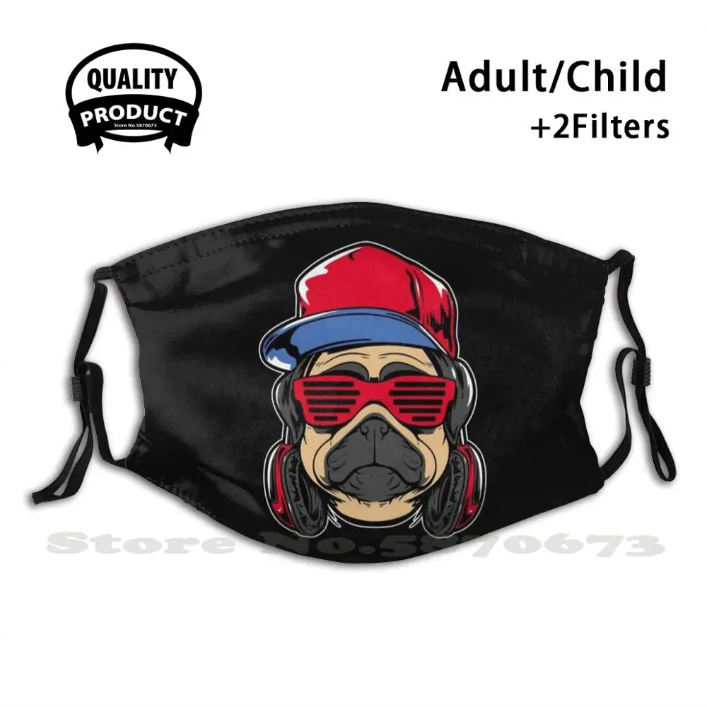 Dj Pug , Music Party - Pugs Lover - Cool Pug Shirt Face Mask With Filter Dog Dogs Animal Pugs Cute Funny Humor Water Color 
Dj Pug , Music Party - Pugs Lover - Cool Pug Shirt Face Mask With Filter Dog Dogs Animal Pugs Cute Funny Humor Water Color