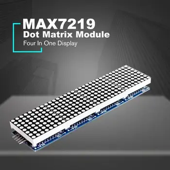 1PCS MAX7219 Dot Matrix Module For Microcontroller 4 In One LED Display with 5P Line MAX7219 display 8x8 matrix Red
1PCS MAX7219 Dot Matrix Module For Microcontroller 4 In One LED Display with 5P Line MAX7219 display 8x8 matrix Red