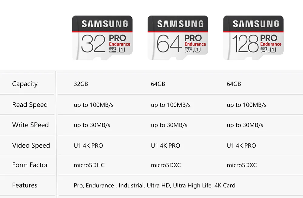 Samsung Pro Endurance 64gb